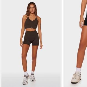 Set active espresso bike shorts xs